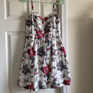 LOFT Floral linen sundress - Size 0